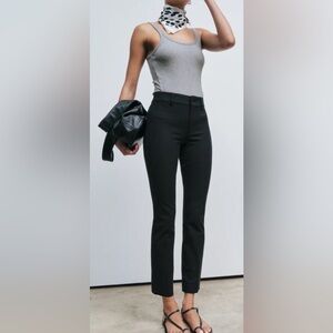 AYR Pants Womens 31 Black The Daily Dose Classic Corp Minimal Capsule Career